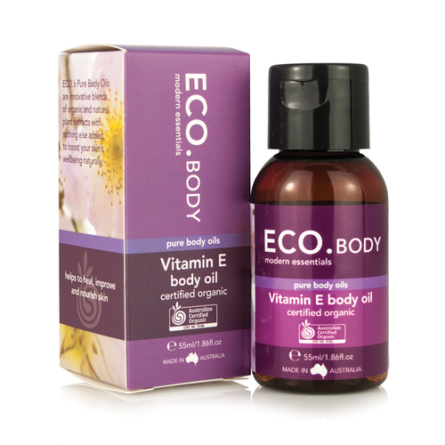 Eco Modern Essentials Certified Vitamin E Pure Body oil 1.86 fl oz.