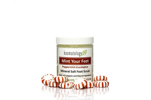 Kosmatology Mint Your Feet Mineral Salt Foot Scrub 5.5oz