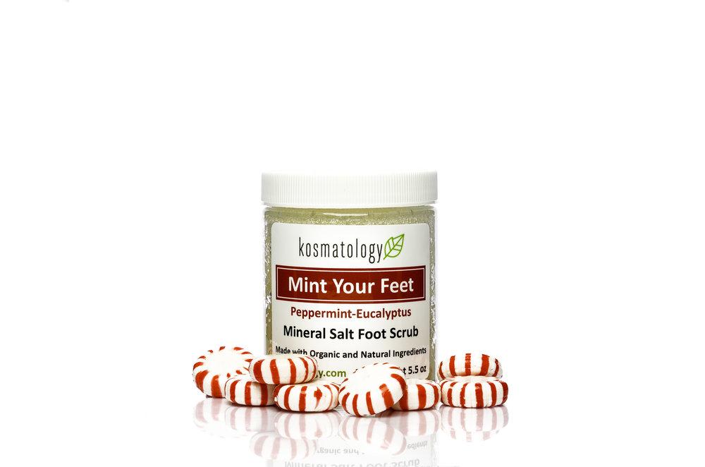 Kosmatology Mint Your Feet Mineral Salt Foot Scrub 5.5oz