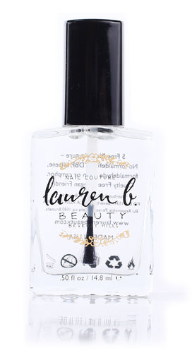 Lauren B. Nail Polish Dual Base/Top Coat Varnish 0.50fl oz.