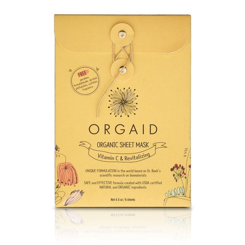 Orgaid Vitamin C & Revitalizing Box Set (6 Sheets)