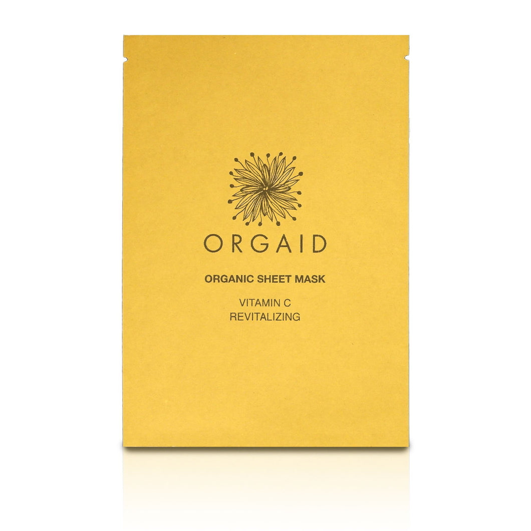Orgaid Vitamin C & Revitalizing Single Sheet Masks