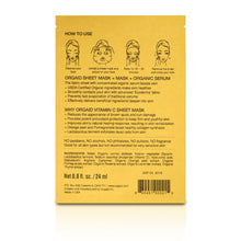 Orgaid Vitamin C & Revitalizing Single Sheet Masks