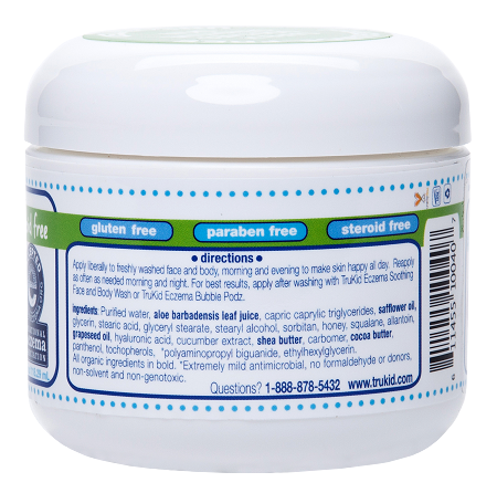 TruKid Easy Eczema Cream 4oz Jar