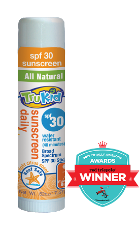 TruKid Sunny Days SPF30+ Water Resistant Face & Body Stick Sunscreen 0.62 oz.